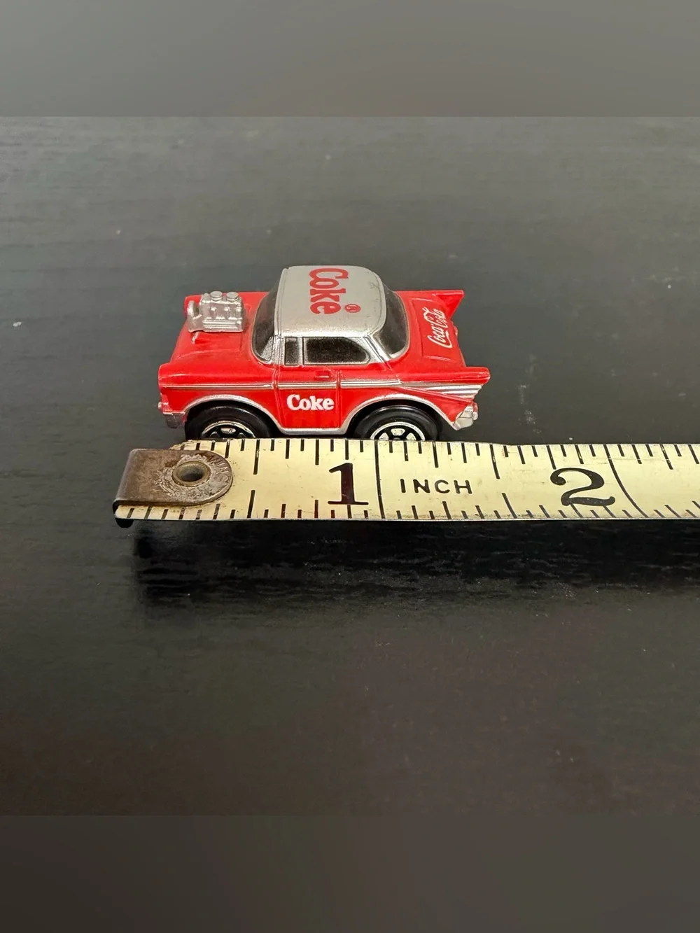 Micro Machines Retro Vintage 1989 ‘57 Chevy Belair Coca Cola Edition Big Foot